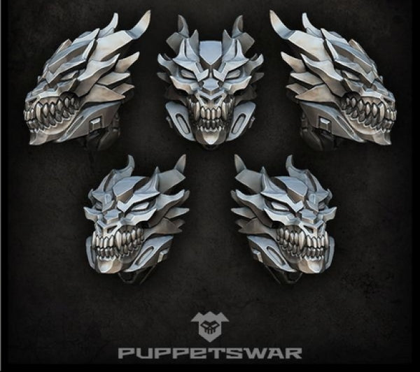 Puppetswar: (Accessory) Dragon Helmets (5)
