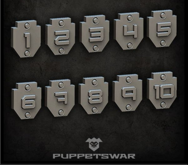 Puppetswar: (Accessory) Tactical Division Shields (10)