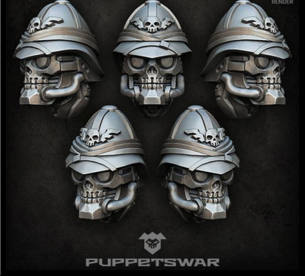 Puppetswar: (Accessory) Colonial Reapers Heads (5)