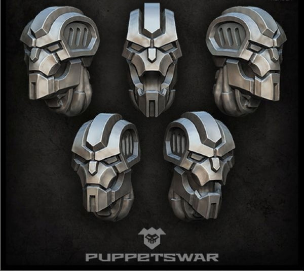 Puppetswar: (Accessory) Cyber Skeleton Heads (5)