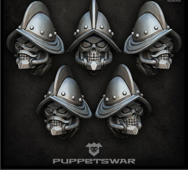 Puppetswar: (Accessory) Conquista Reapers Helmets (5)
