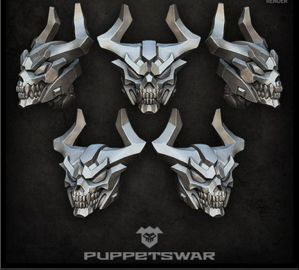 Puppetswar: (Accessory) Demon Helmets (5)