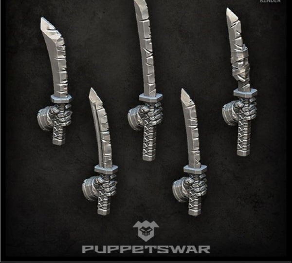 Puppetswar: (Accessory) Orc Katanas (left) (5)