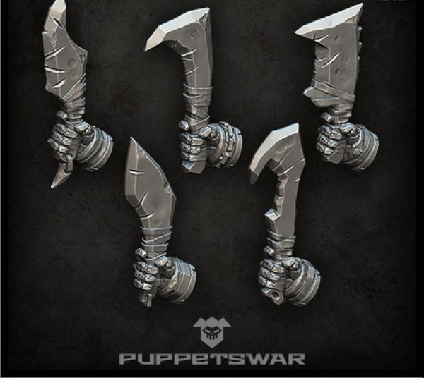 Puppetswar: (Accessory) Orc Blades (right) (5)