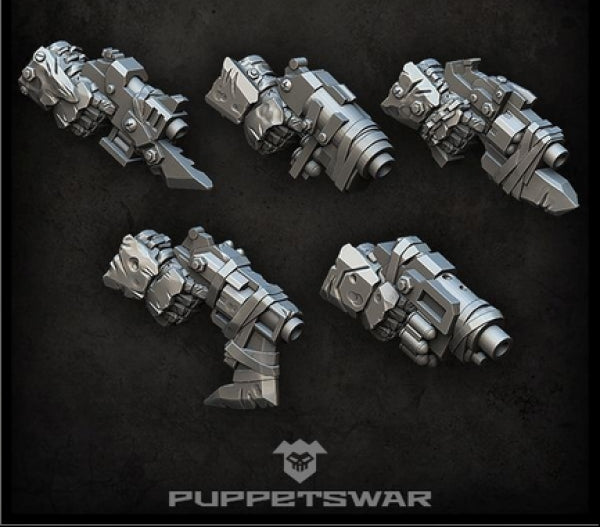 Puppetswar: (Accessory) Orc Pistols (right) (5)