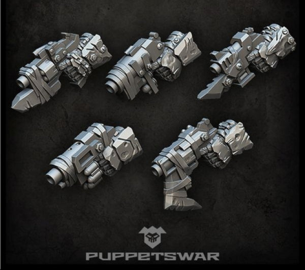 Puppetswar: (Accessory) Orc Pistols (left) (5)