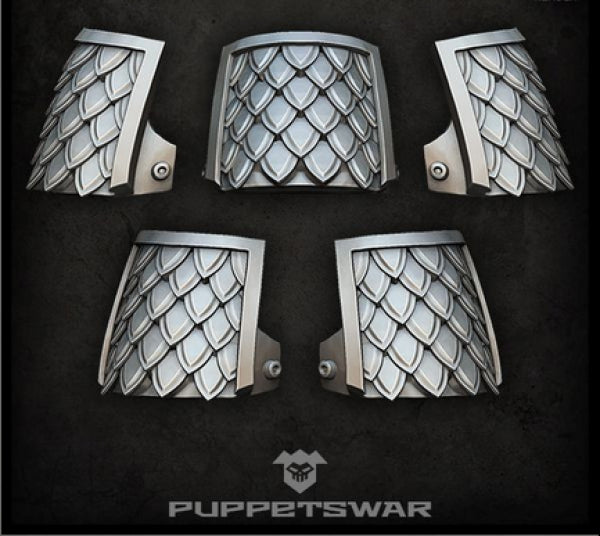 Puppetswar: (Accessory) H.I. Bushi Scales Shoulder Pads (5)