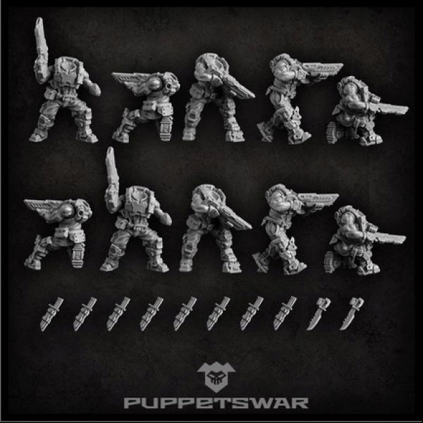 Puppetswar: (Accessory) Commandos Troopers Bodies (20 pcs)