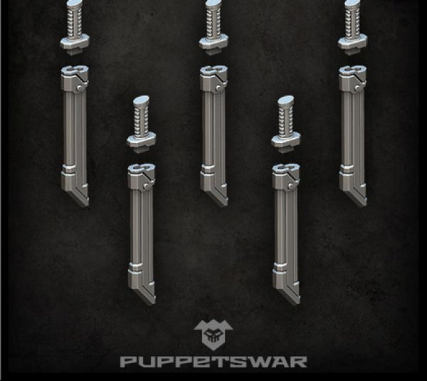 Puppetswar: (Accessory) Swords Scabbards (5)