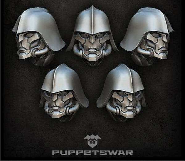 Puppetswar: (Accessory) Zaelot Sentinel Helmets (5)