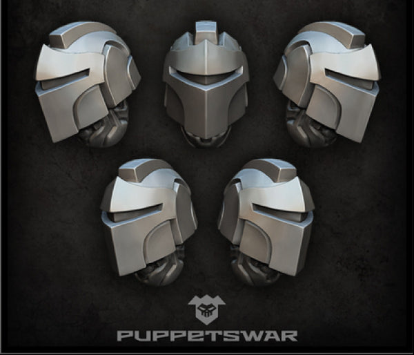 Puppetswar: (Accessory) Chevaliers Helmets (5)