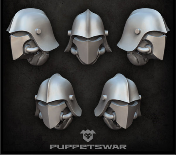 Puppetswar: (Accessory) Hunter Sentinel Helmets (5)