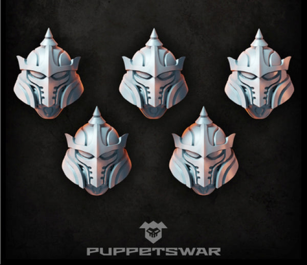 Puppetswar: (Accessory) Jangar Striker Helmets (5)