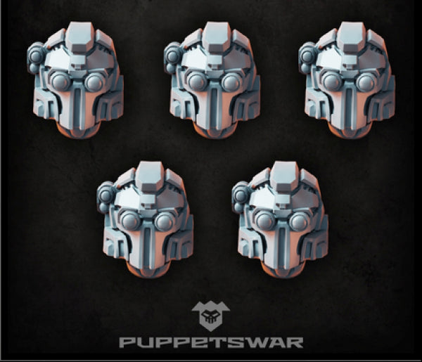Puppetswar: (Accessory) Ranger Striker Helmets (5)
