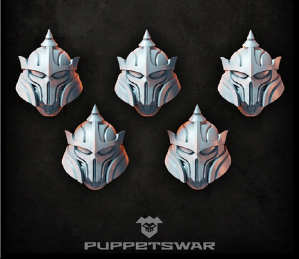 Puppetswar: (Accessory) Dark Jangar Helmets (5)