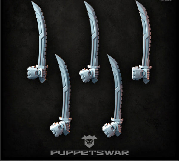 Puppetswar: (Accessory) Saw Scimitars (right) (5)