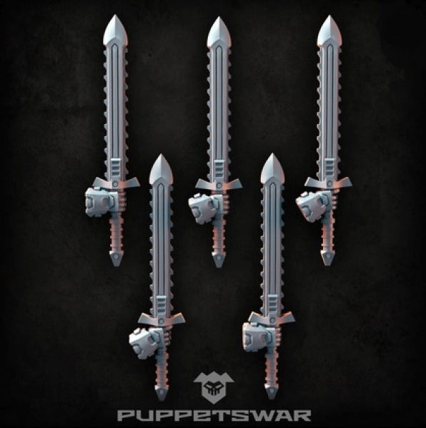 Puppetswar: (Accessory) Jig Longswords (right) (5)