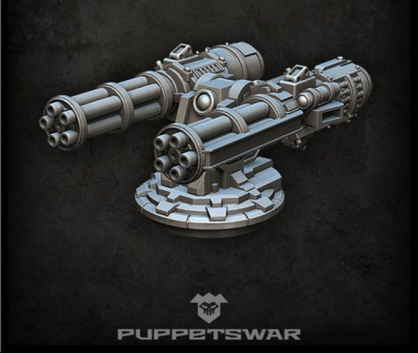 Puppetswar: (Accessory) Gatling Turret MKIV