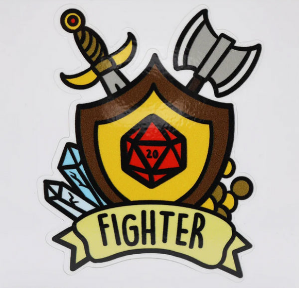 Banner Class Sticker: Fighter