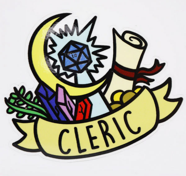 Banner Class Sticker: Cleric