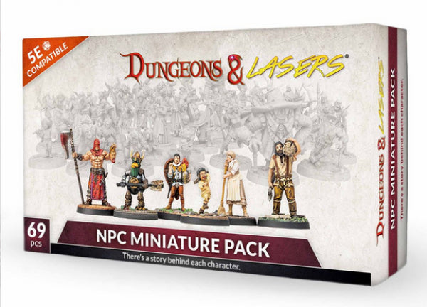 Dungeons & Lasers: NPC Miniature Pack
