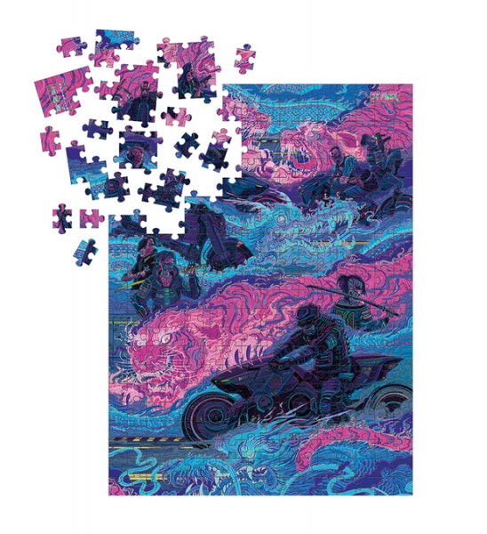 Cyberpunk 2077: Night City Gang - Tyger Claws Puzzle (1000 piece puzzle)