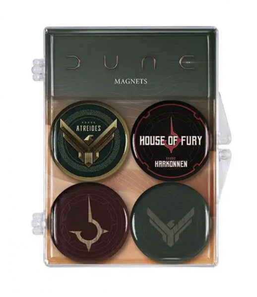 Dune: Character Atreides and Harkonnen Magnet 4-Pack
