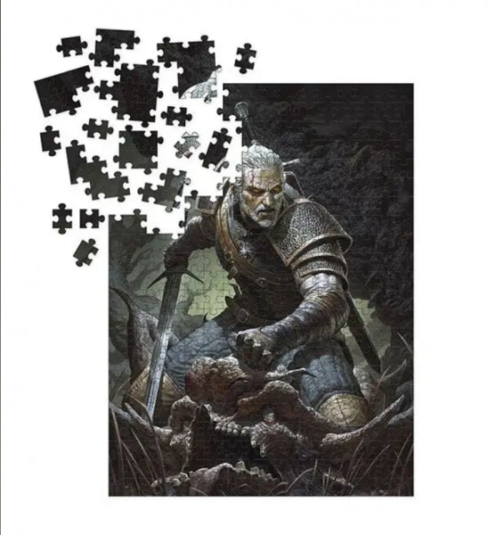 The Witcher 3 - Wild Hunt: Geralt and his Trophy Puzzle (1000 piece puzzle)