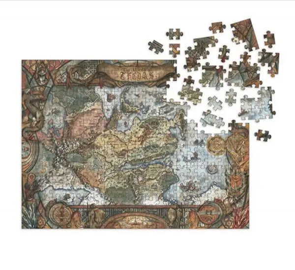 Dragon Age: World of Thedas Map Puzzle (1000 piece puzzle)