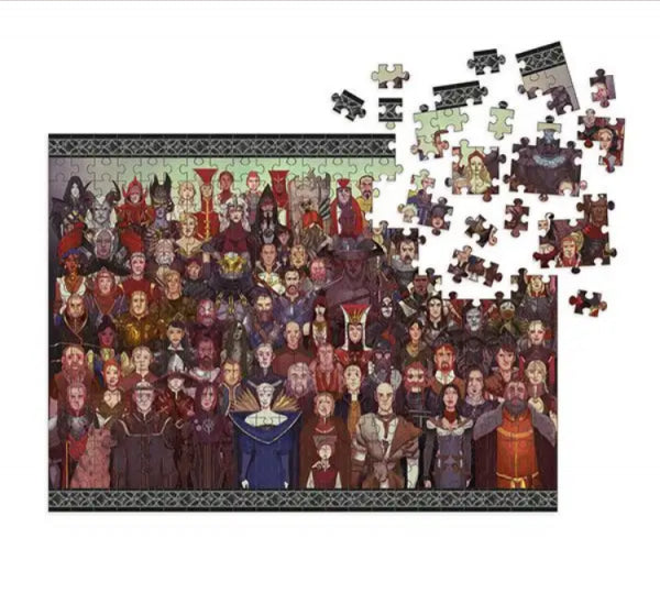 Dragon Age: Cast of Thousands Puzzle (1000 piece puzzle)