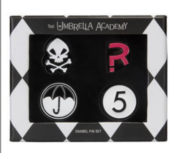 Umbrella Academy Enamel Pin Set