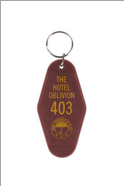 Umbrella Academy Hotel Oblivion Keychain