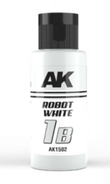 AK-Interactive: DUAL EXO Acrylic Paint - Robot White 1B (60ml)