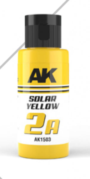 AK-Interactive: DUAL EXO Acrylic Paint - Solar Yellow 2A (60ml)