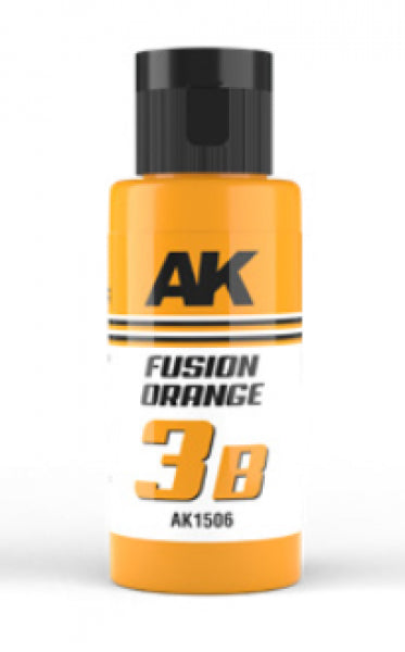 AK-Interactive: DUAL EXO Acrylic Paint - Fusion Orange 3B (60ml)