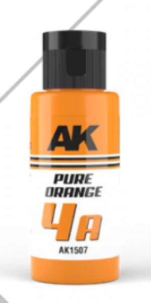 AK-Interactive: DUAL EXO Acrylic Paint - Pure Orange 4A (60ml)