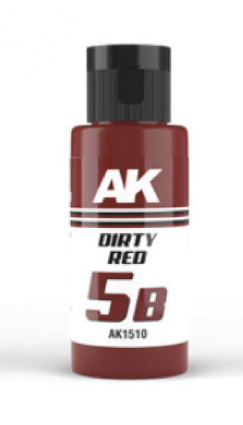 AK-Interactive: DUAL EXO Acrylic Paint - Dirty Red 5B (60ml)