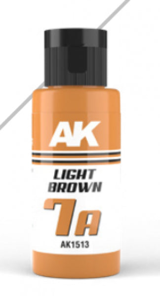 AK-Interactive: DUAL EXO Acrylic Paint - Light Brown 7A (60ml)