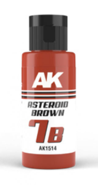 AK-Interactive: DUAL EXO Acrylic Paint - Asteroid Brown 7B (60ml)
