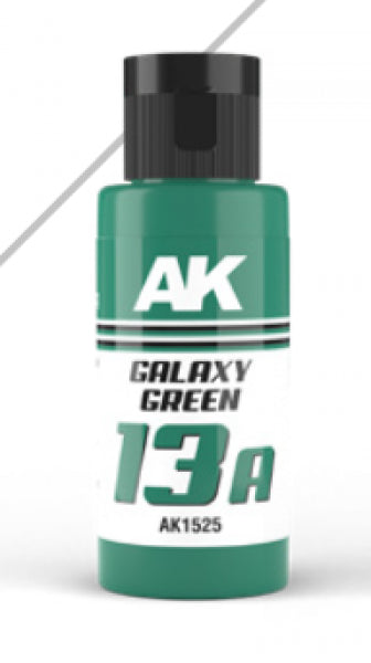 AK-Interactive: DUAL EXO Acrylic Paint - Galaxy Green 13A (60ml)