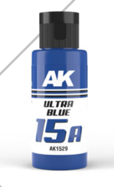 AK-Interactive: DUAL EXO Acrylic Paint - Ultra Blue 15A (60ml)