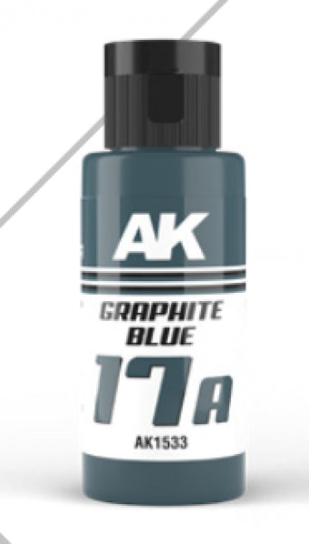 AK-Interactive: DUAL EXO Acrylic Paint - Graphite Blue 17A (60ml)