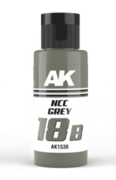 AK-Interactive: DUAL EXO Acrylic Paint - NCC Grey 18B (60ml)