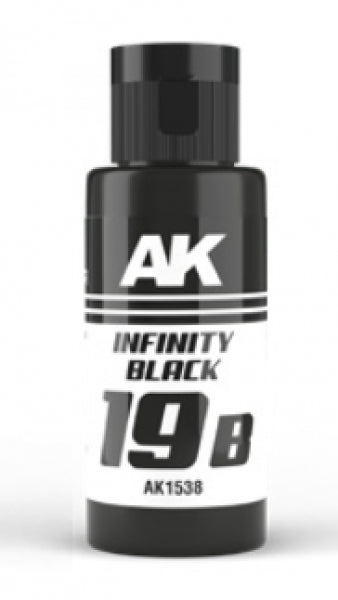 AK-Interactive: DUAL EXO Acrylic Paint - Infinity Black 19B (60ml)