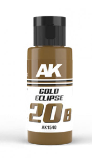 AK-Interactive: DUAL EXO Acrylic Paint - Gold Eclipse 20B (60ml)