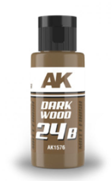 AK-Interactive: DUAL EXO Acrylic Paint - Dark Wood 24B (60ml)