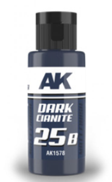 AK-Interactive: DUAL EXO Acrylic Paint - Dark Cianite 25B (60ml)