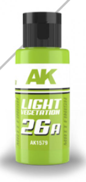AK-Interactive: DUAL EXO Acrylic Paint - Light Vegetation 26A (60ml)