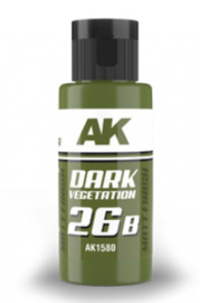 AK-Interactive: DUAL EXO Acrylic Paint - Dark Vegetation 26B (60ml)