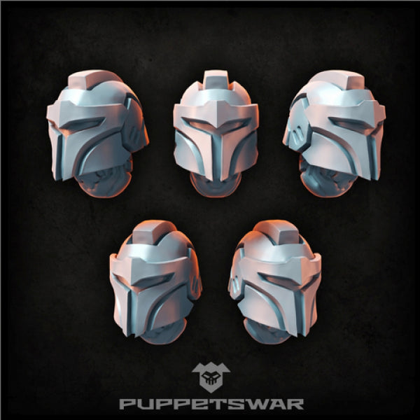Puppetswar: (Accessory) Knight Hunter Helmets (5)